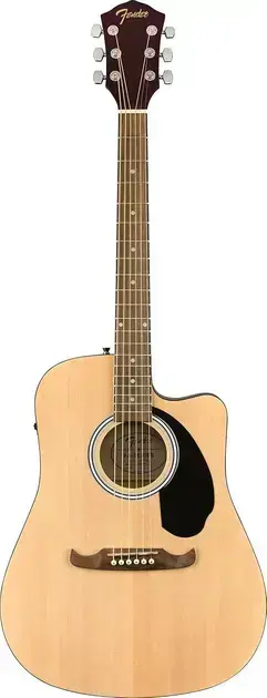 1. Guitarra elétrica acústica Dreadnought FA-125CE - Fender