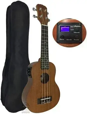 2. Ukulele Soprano Elétrico Sapele - Malibu