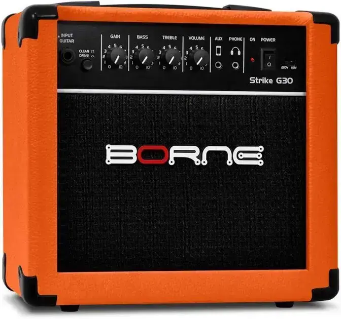 3. Amplificador Cubo para Guitarra Strike G30 15w - Borne