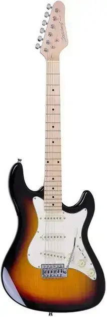 5. Guitarra Strato STS-100 Sunburst - Strinberg