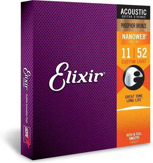 1. Cordas Elixir Phosphor Bronze - Elixir