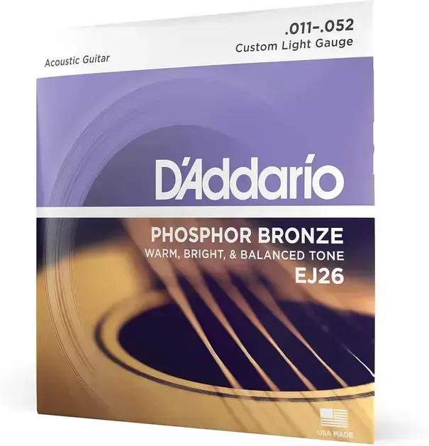2. Encordoamento Violão Aço EJ26 - D'Addario
