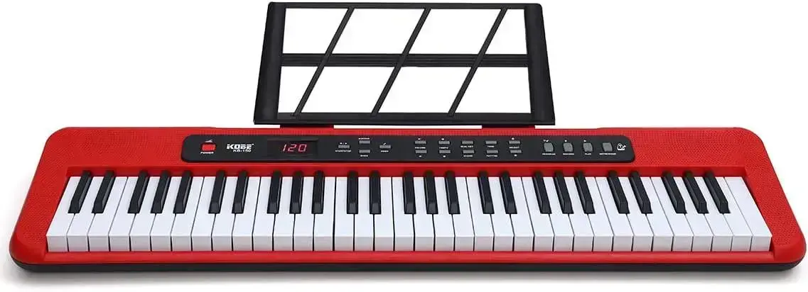 7. Teclado Musical KB-150 RD - Kobe